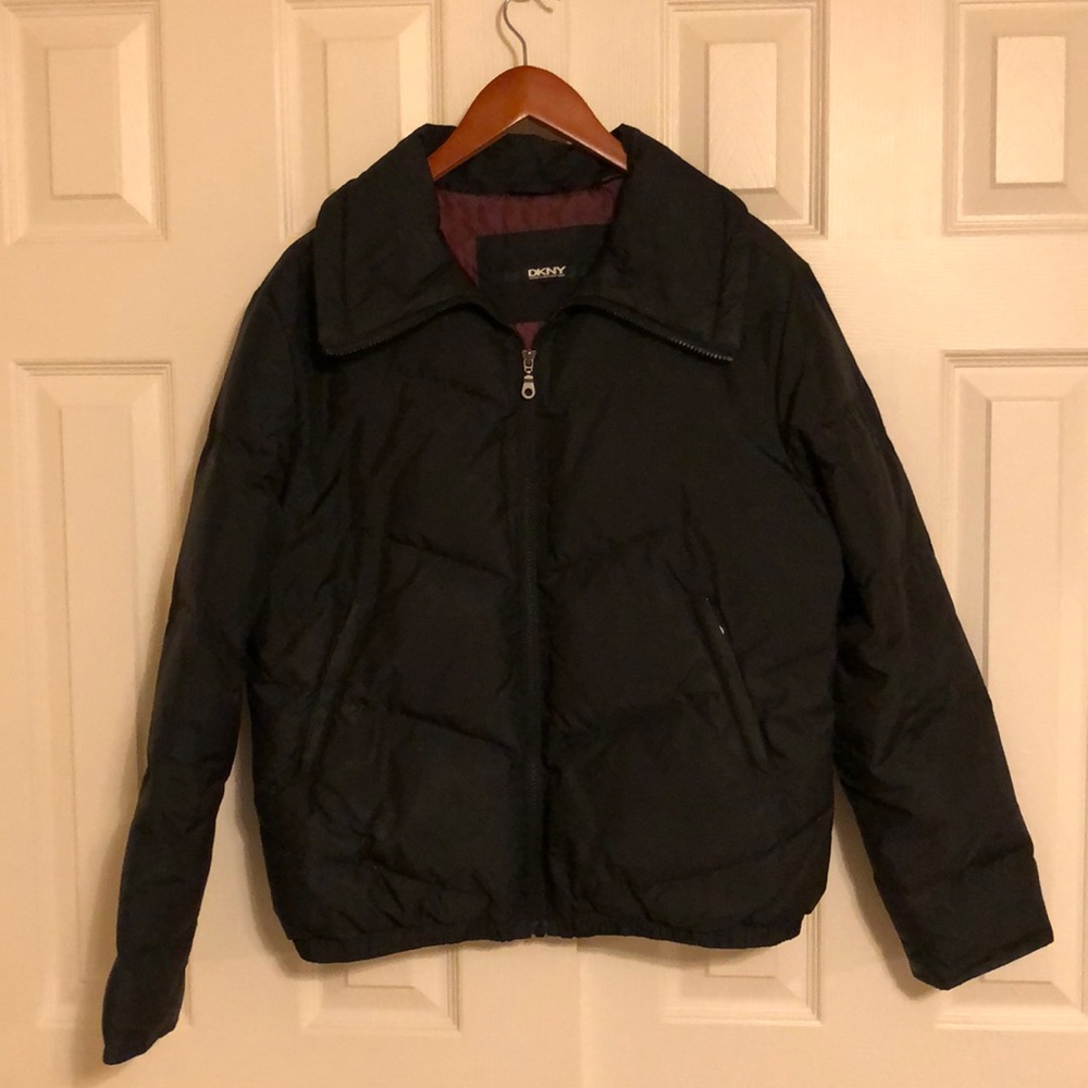 Dkny Black Winter Jacket -Medium - image 1
